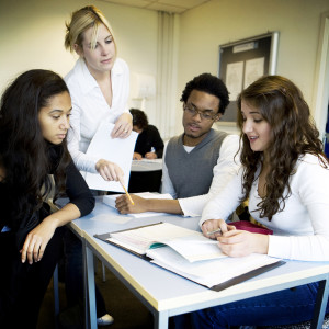 Picture of students learning.